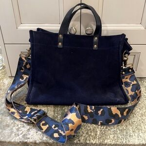 Parker Thatch Suede Mimi Tote